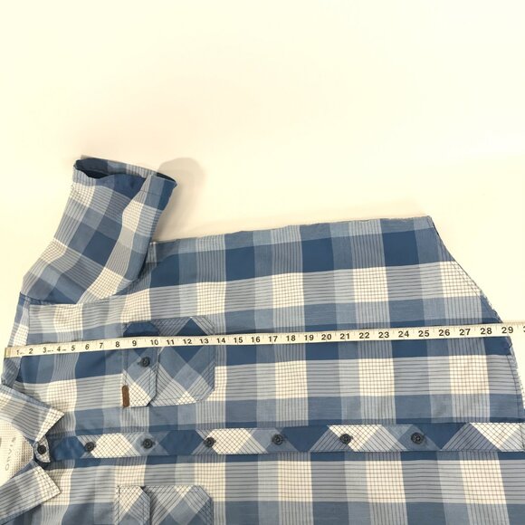 Orvis Short Sleeve Button Up Shirt Men's Large Plaid Casual Travel Outdoor - Picture 8 of 11